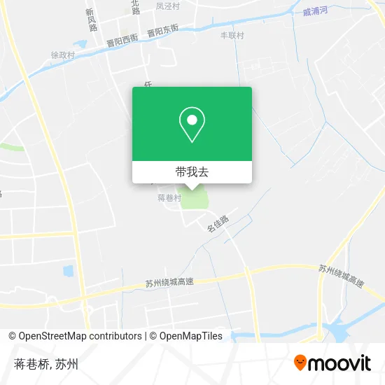 蒋巷桥地图