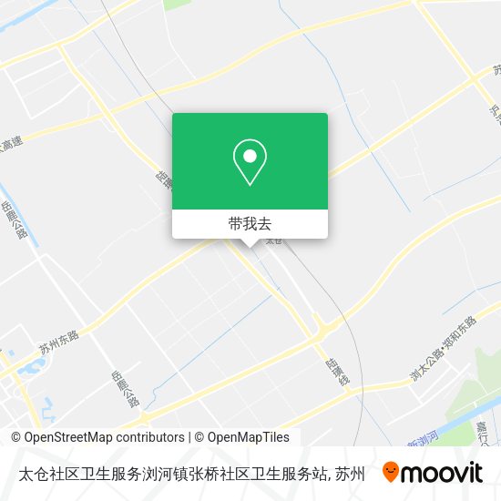 太仓社区卫生服务浏河镇张桥社区卫生服务站地图