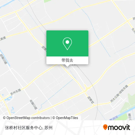 张桥村社区服务中心地图