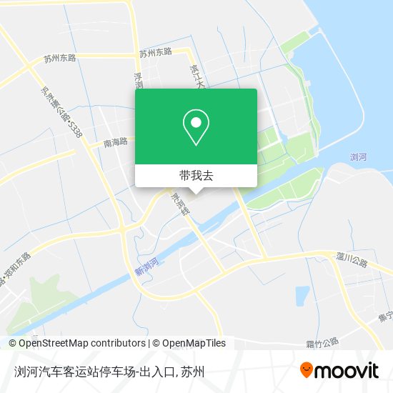 浏河汽车客运站停车场-出入口地图