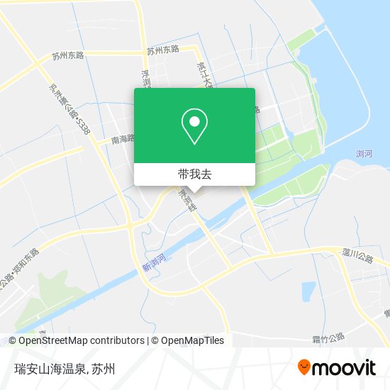 瑞安山海温泉地图