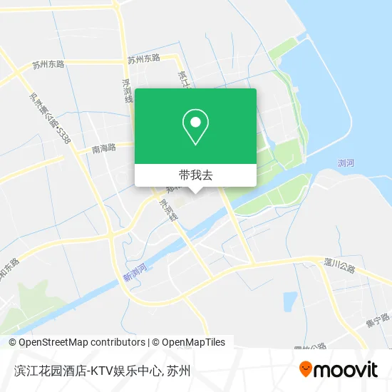 滨江花园酒店-KTV娱乐中心地图