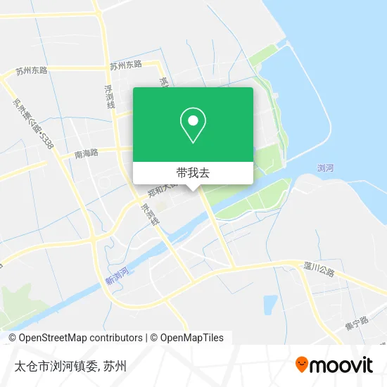 太仓市浏河镇委地图