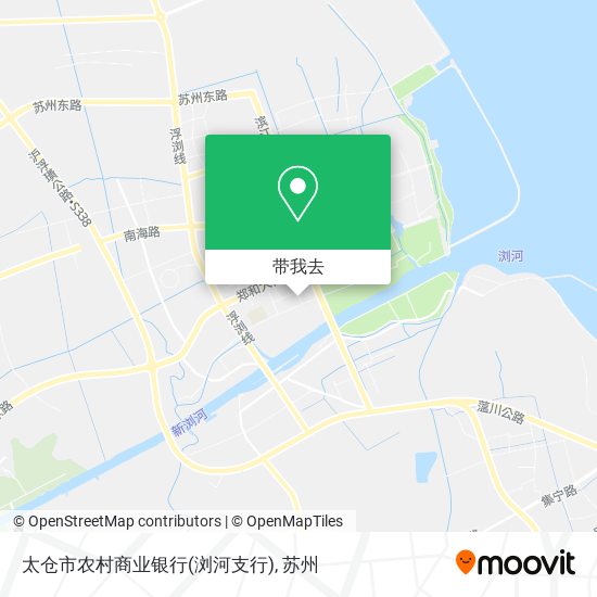 太仓市农村商业银行(浏河支行)地图