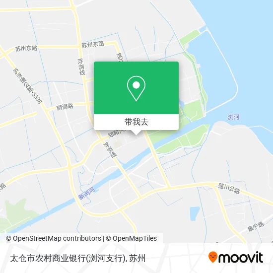 太仓市农村商业银行(浏河支行)地图