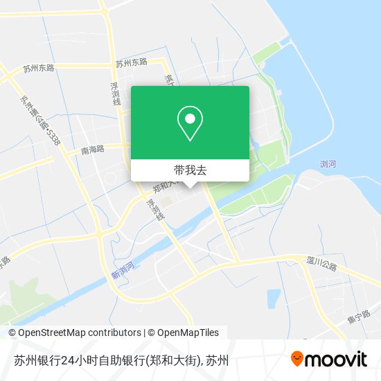 苏州银行24小时自助银行(郑和大街)地图