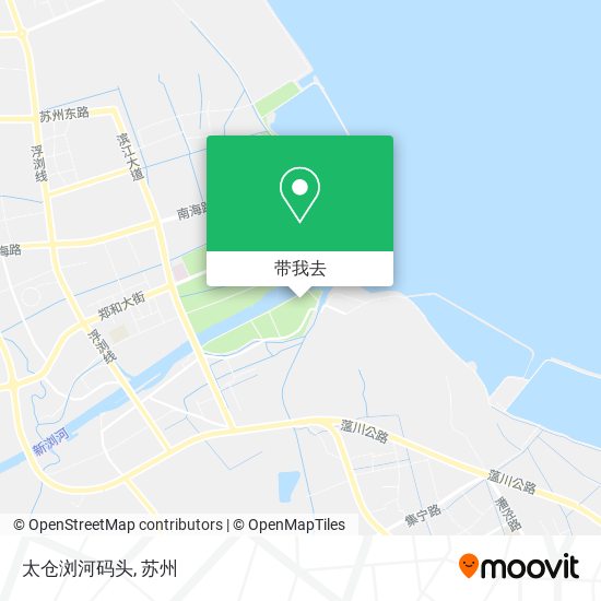 太仓浏河码头地图