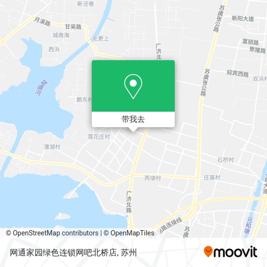 网通家园绿色连锁网吧北桥店地图