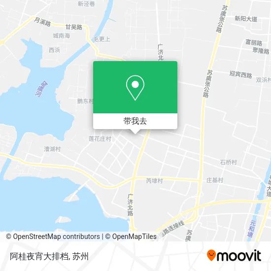 阿桂夜宵大排档地图