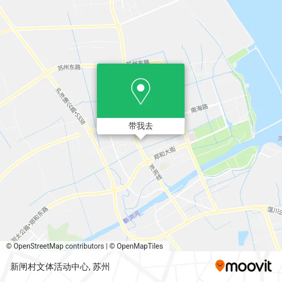 新闸村文体活动中心地图