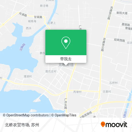 北桥农贸市场地图