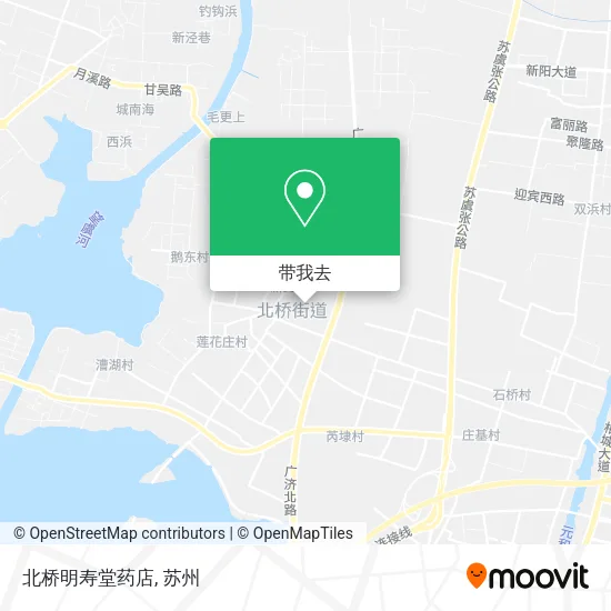 北桥明寿堂药店地图