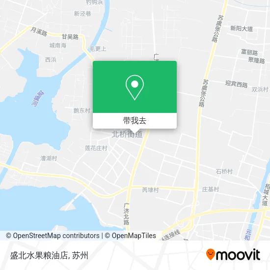 盛北水果粮油店地图