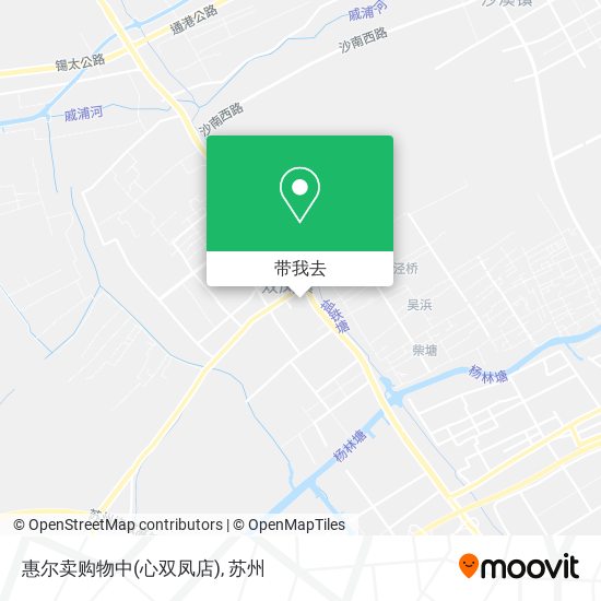 惠尔卖购物中(心双凤店)地图