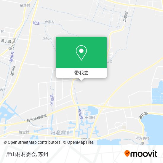 岸山村村委会地图