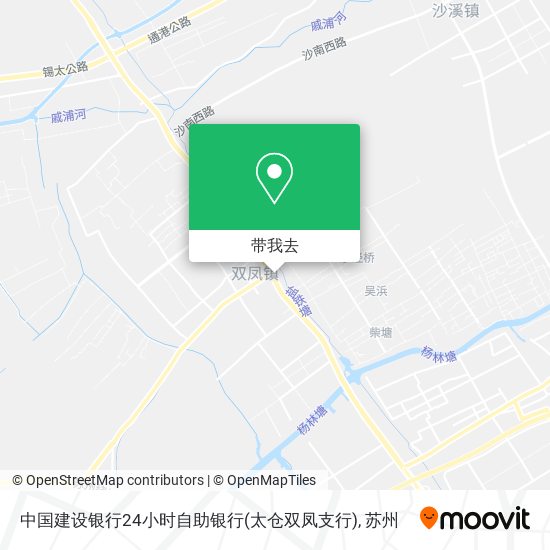 中国建设银行24小时自助银行(太仓双凤支行)地图