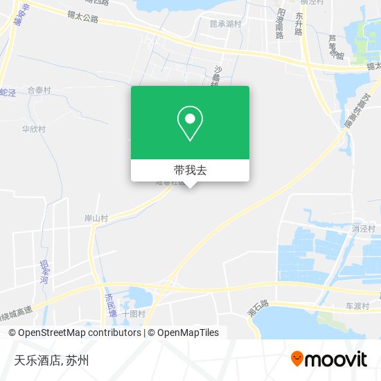 天乐酒店地图