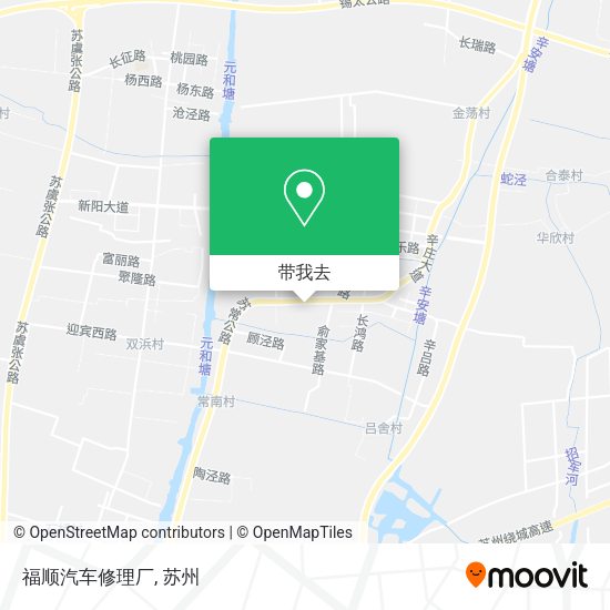 福顺汽车修理厂地图