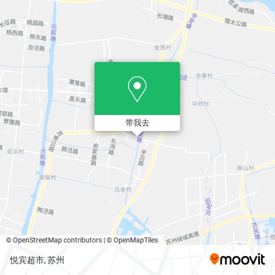 悦宾超市地图