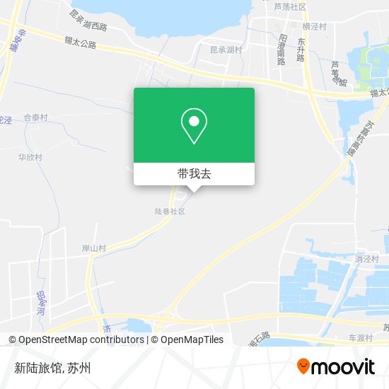 新陆旅馆地图