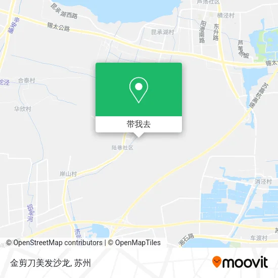 金剪刀美发沙龙地图