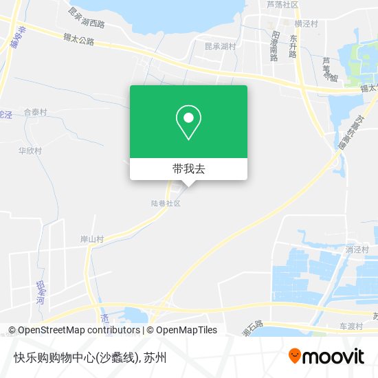 快乐购购物中心(沙蠡线)地图