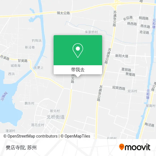 樊店寺院地图
