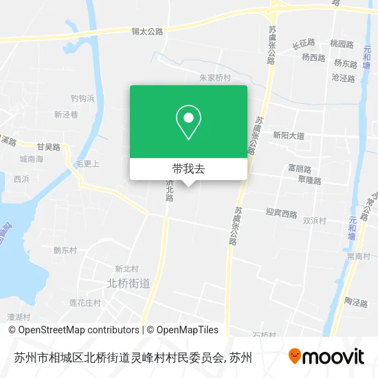 苏州市相城区北桥街道灵峰村村民委员会地图