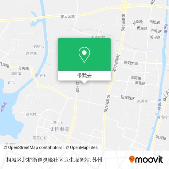 相城区北桥街道灵峰社区卫生服务站地图