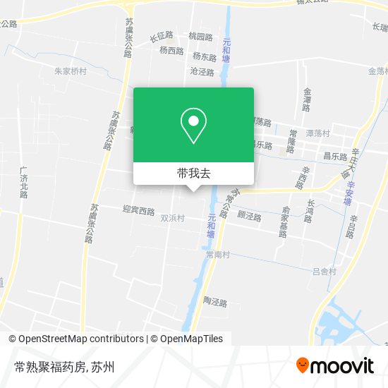 常熟聚福药房地图
