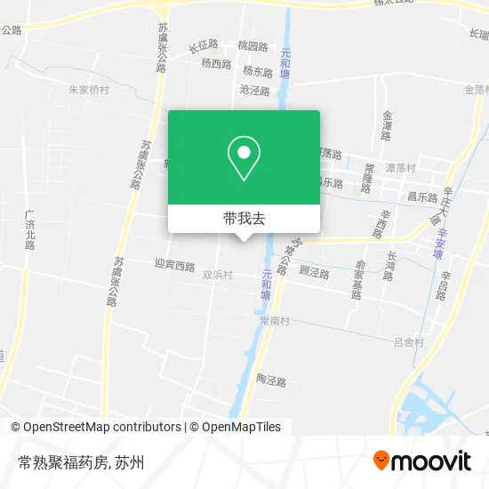 常熟聚福药房地图