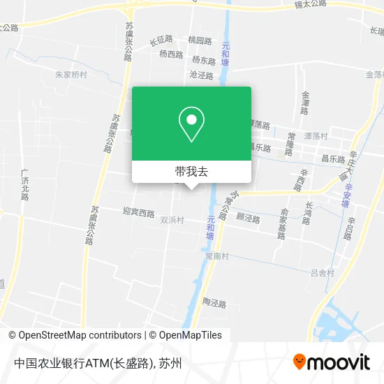 中国农业银行ATM(长盛路)地图