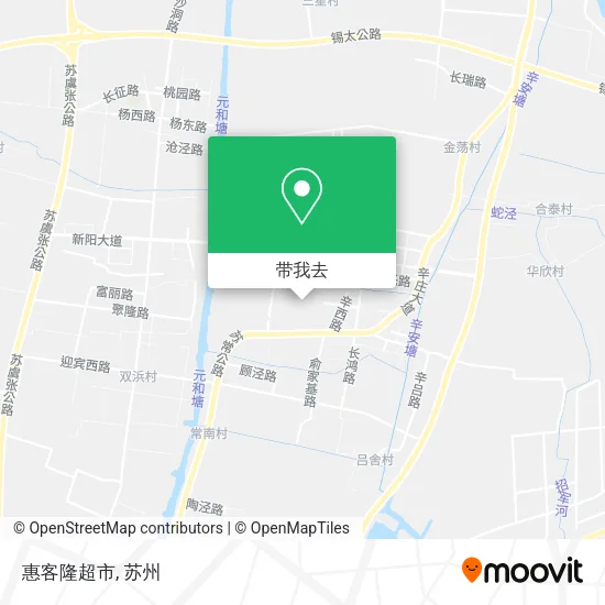 惠客隆超市地图