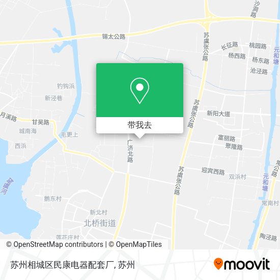 苏州相城区民康电器配套厂地图