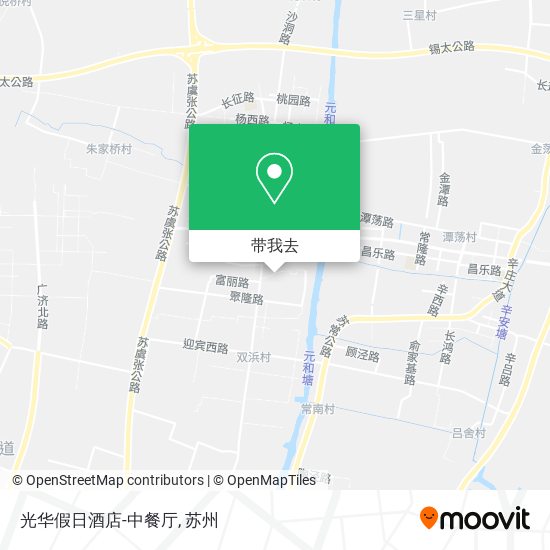 光华假日酒店-中餐厅地图