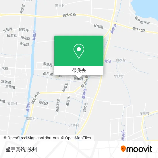 盛宇宾馆地图
