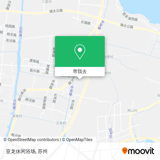 亚龙休闲浴场地图