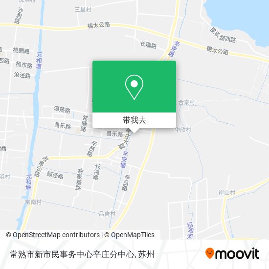 常熟市新市民事务中心辛庄分中心地图