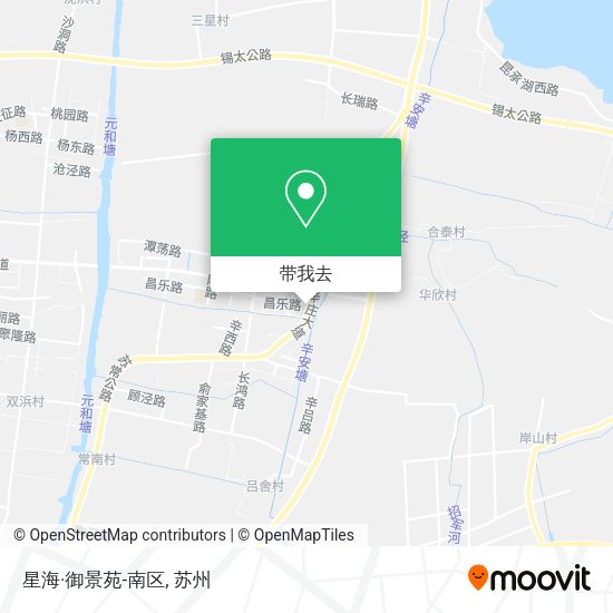星海·御景苑-南区地图
