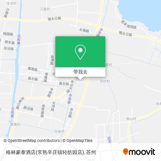 格林豪泰酒店(常熟辛庄镇轻纺园店)地图