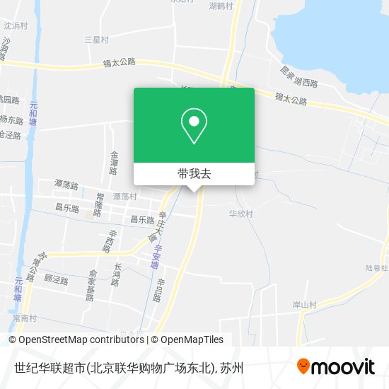 世纪华联超市(北京联华购物广场东北)地图