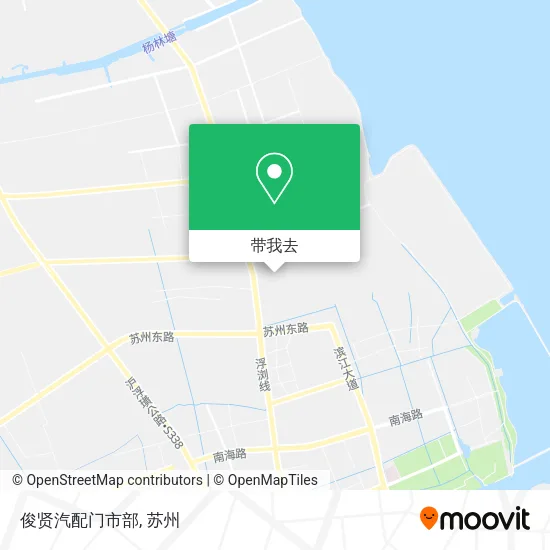 俊贤汽配门市部地图