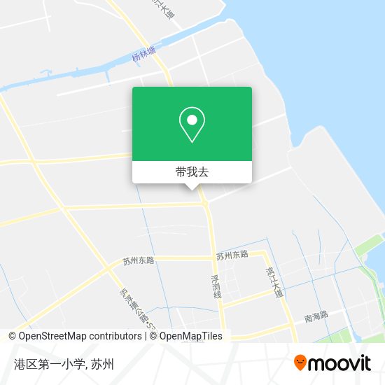 港区第一小学地图