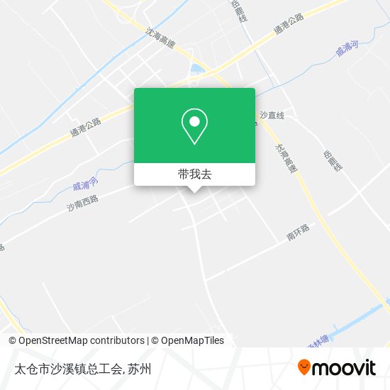 太仓市沙溪镇总工会地图