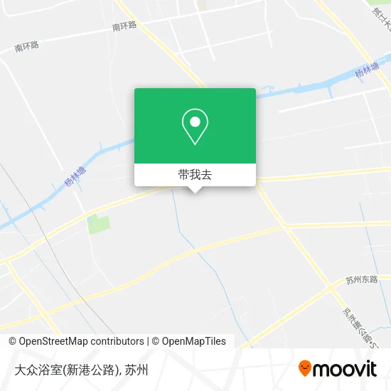 大众浴室(新港公路)地图