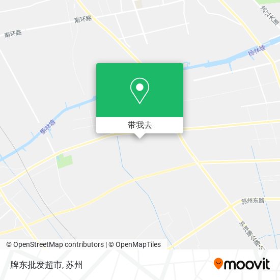 牌东批发超市地图