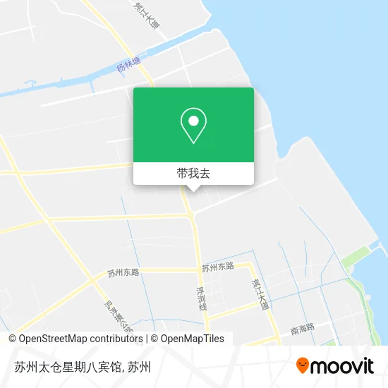 苏州太仓星期八宾馆地图