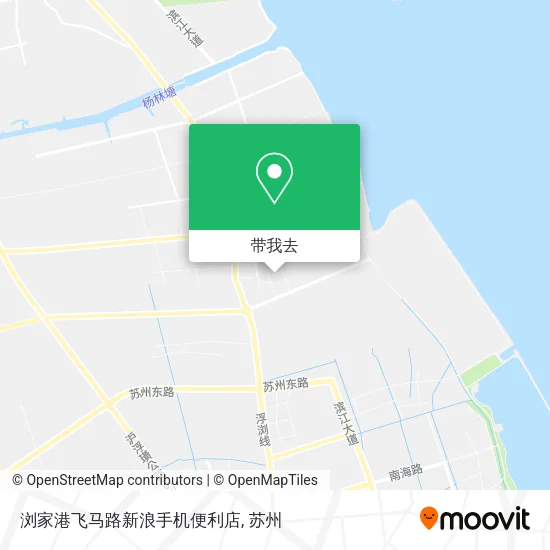 浏家港飞马路新浪手机便利店地图