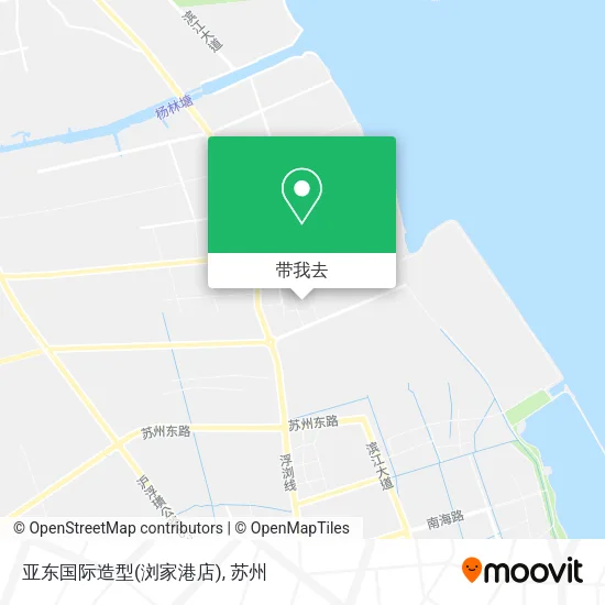 亚东国际造型(浏家港店)地图