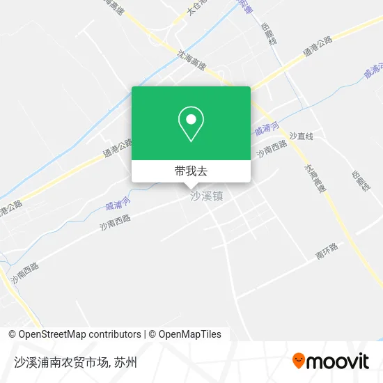 沙溪浦南农贸市场地图